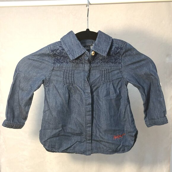 TOP,  2T,  TOMMY HILFIGER, denim - Picture 1 of 4